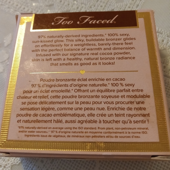 🆕 Too Faced Natural Chocolate Soleil Bronzer, Caramel Cocoa, NIP - Picture 13 of 16